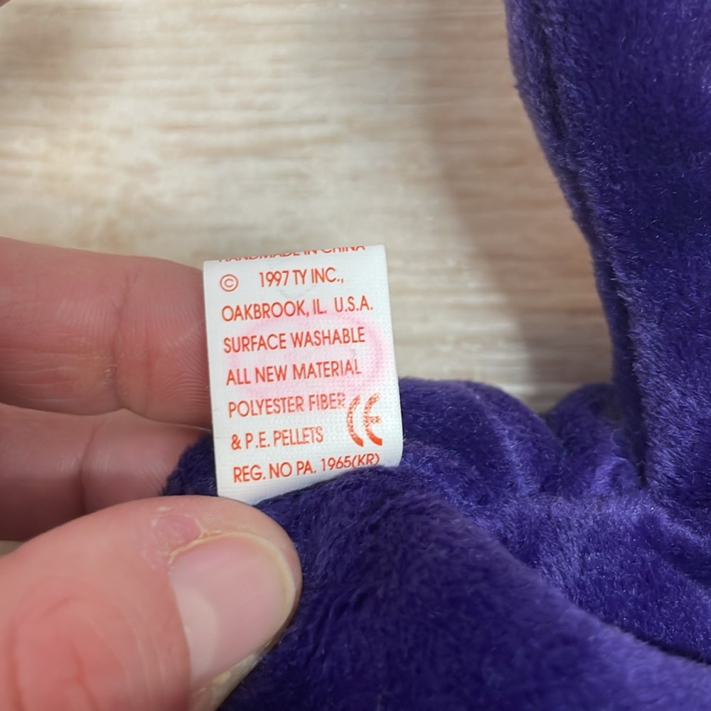 Ty Beanie Babies 1997 Princess Diana Bear Toy Rare - Picture 4 of 8